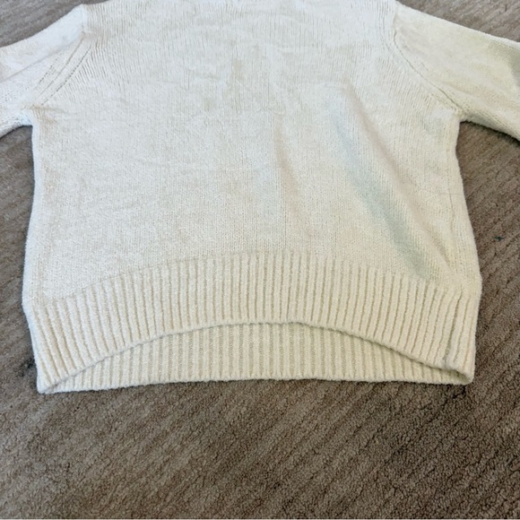 Wilfred Cream Chenille Turtleneck Sweater Size S - Picture 4 of 7